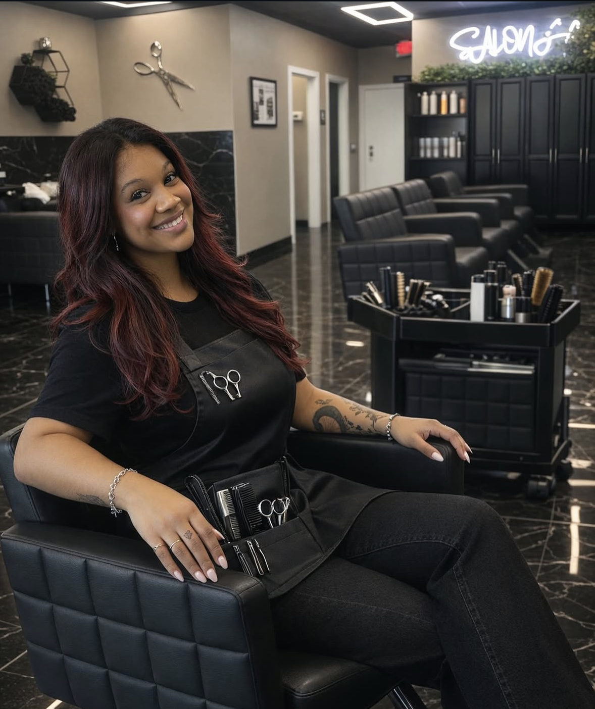 Nessa, Cut and Color Stylist at Salon Amor